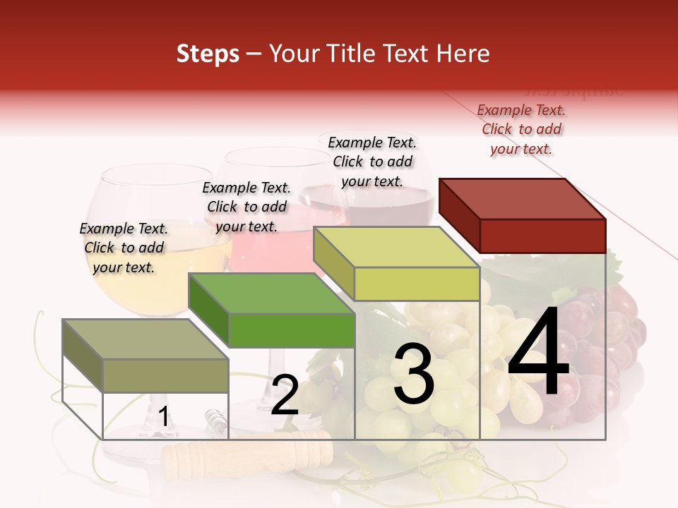 White Vineyard Vine PowerPoint Template