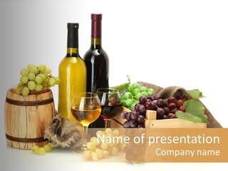 Bottle Product Horticulture PowerPoint Template