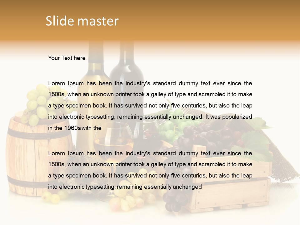 Bottle Product Horticulture PowerPoint Template