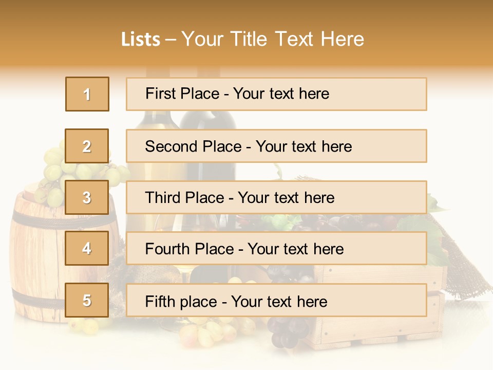 Bottle Product Horticulture PowerPoint Template