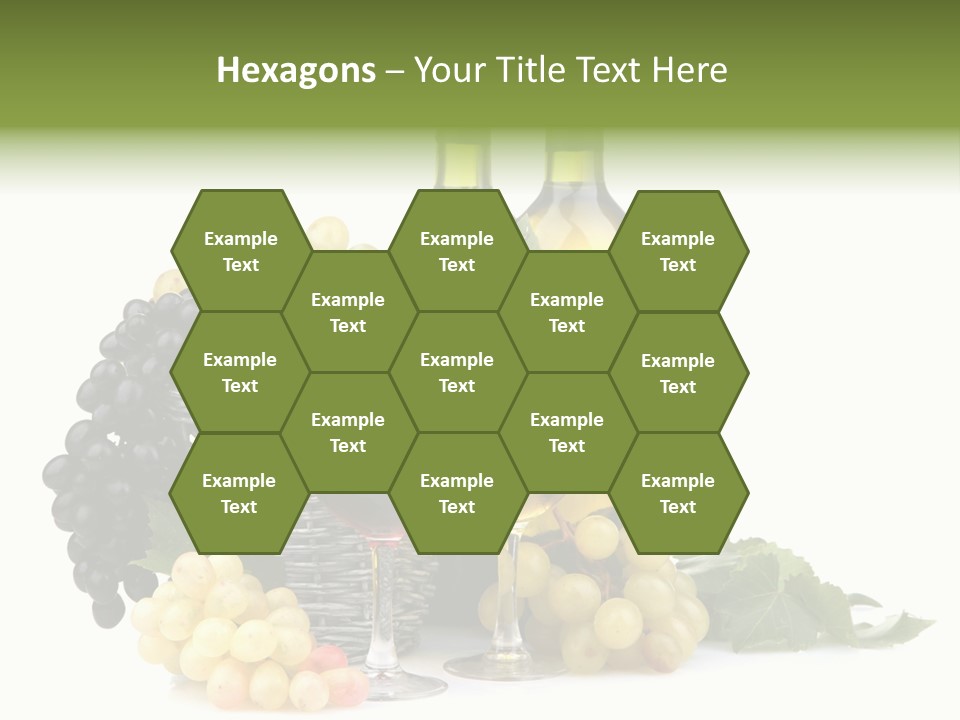 Harvest Close Bottles PowerPoint Template