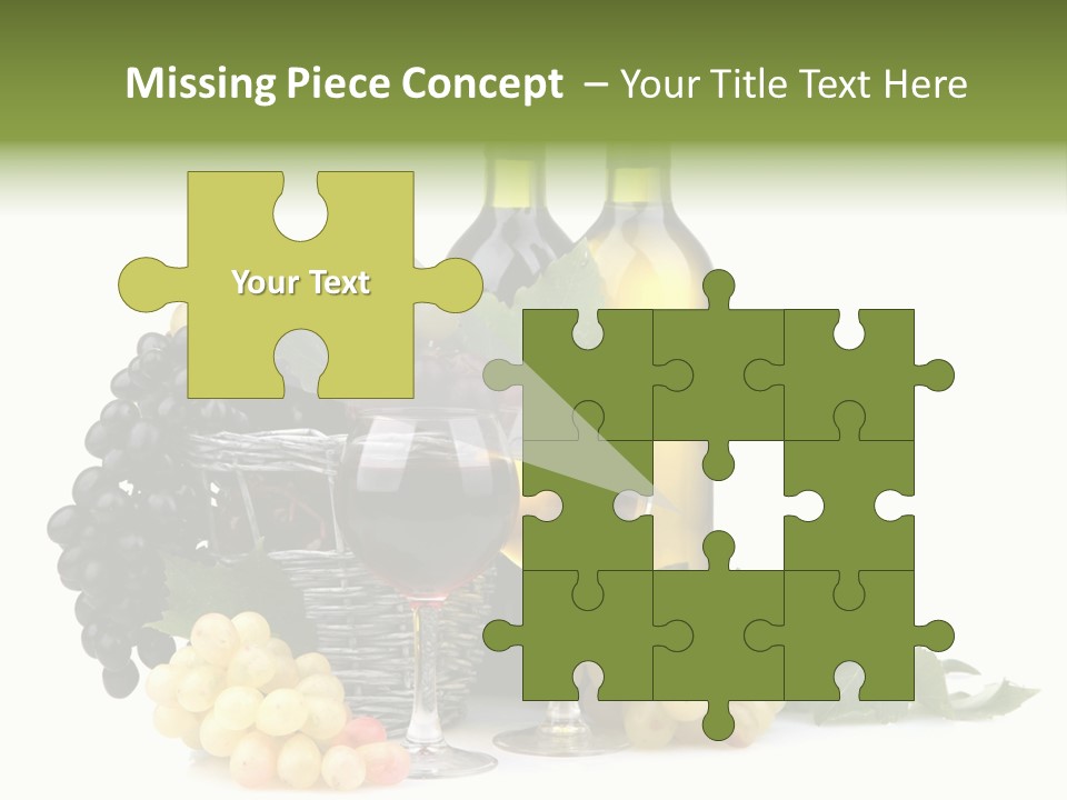 Harvest Close Bottles PowerPoint Template