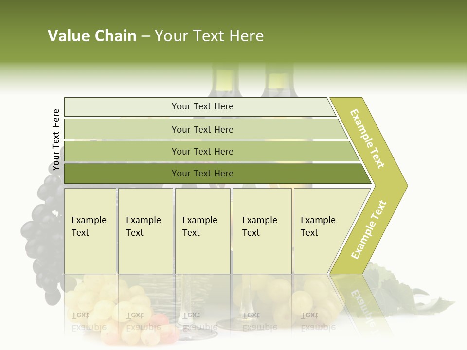 Harvest Close Bottles PowerPoint Template