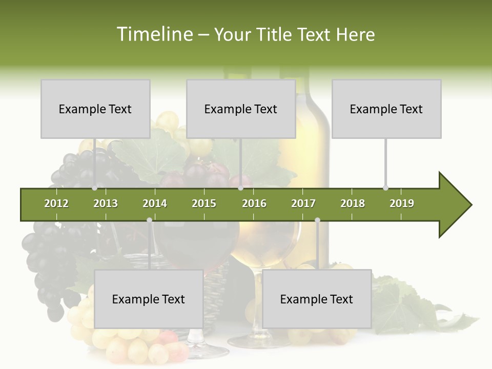 Harvest Close Bottles PowerPoint Template