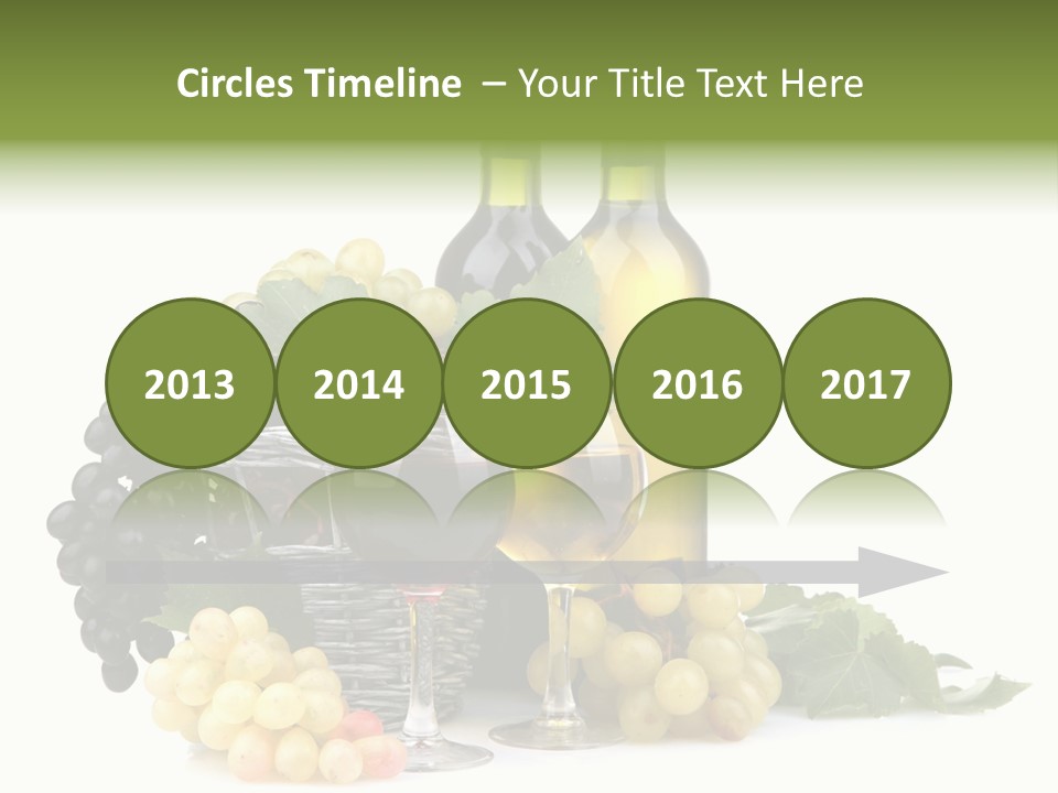 Harvest Close Bottles PowerPoint Template