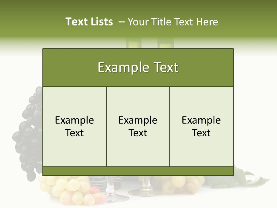 Harvest Close Bottles PowerPoint Template