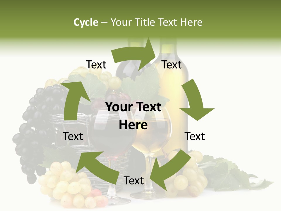 Harvest Close Bottles PowerPoint Template