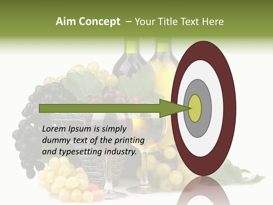 Harvest Close Bottles PowerPoint Template