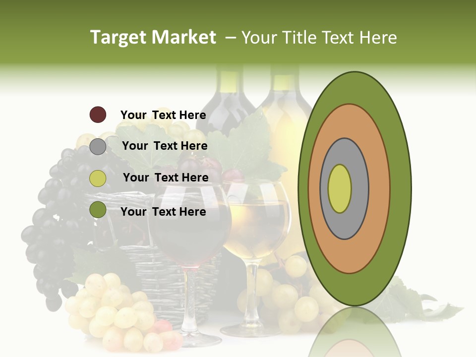 Harvest Close Bottles PowerPoint Template