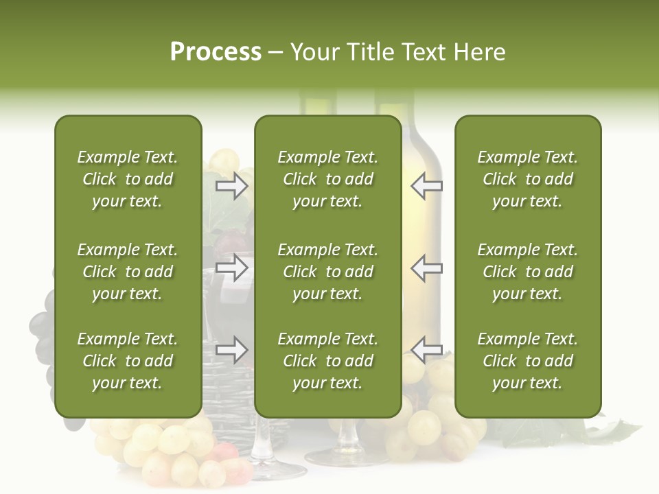 Harvest Close Bottles PowerPoint Template