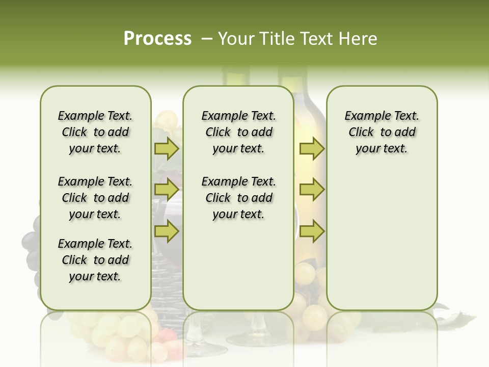 Harvest Close Bottles PowerPoint Template