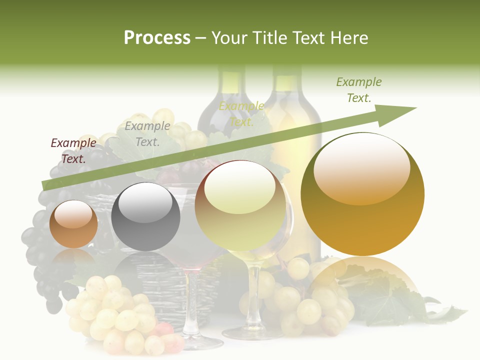 Harvest Close Bottles PowerPoint Template