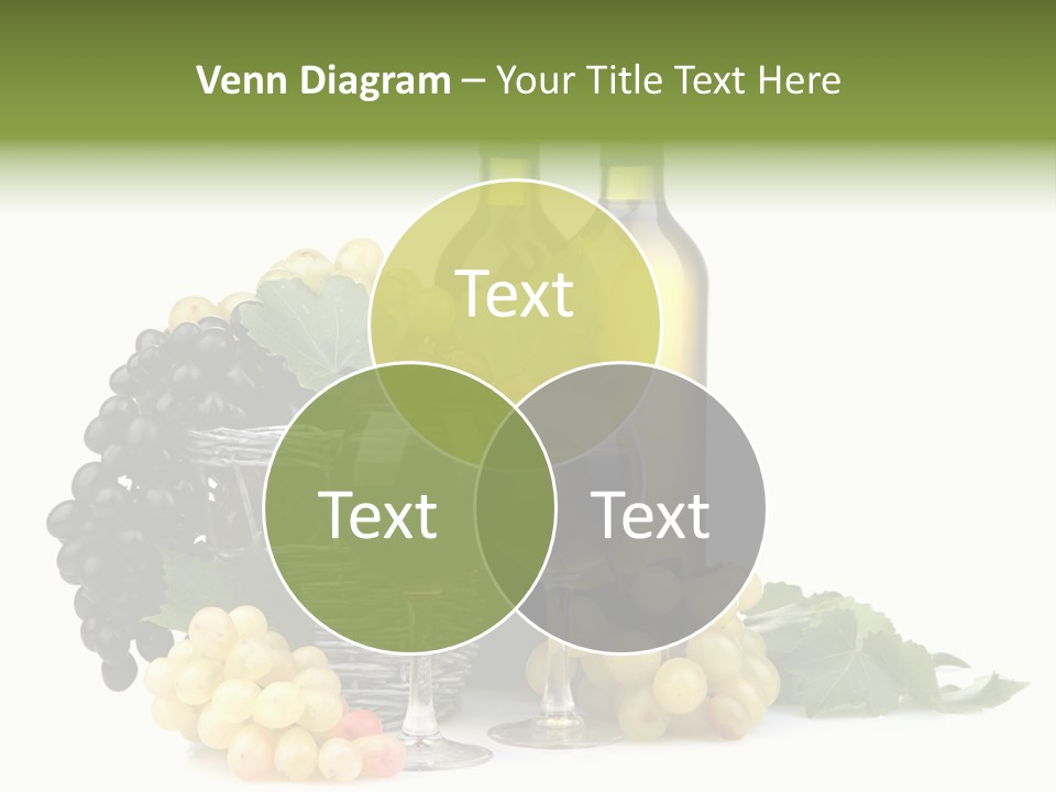 Harvest Close Bottles PowerPoint Template