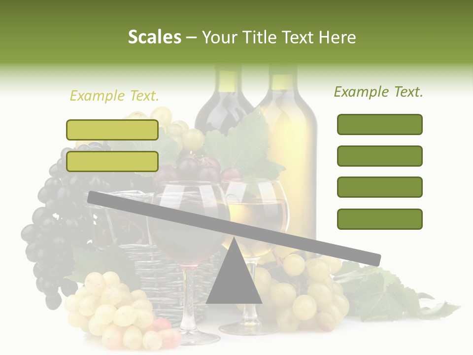 Harvest Close Bottles PowerPoint Template