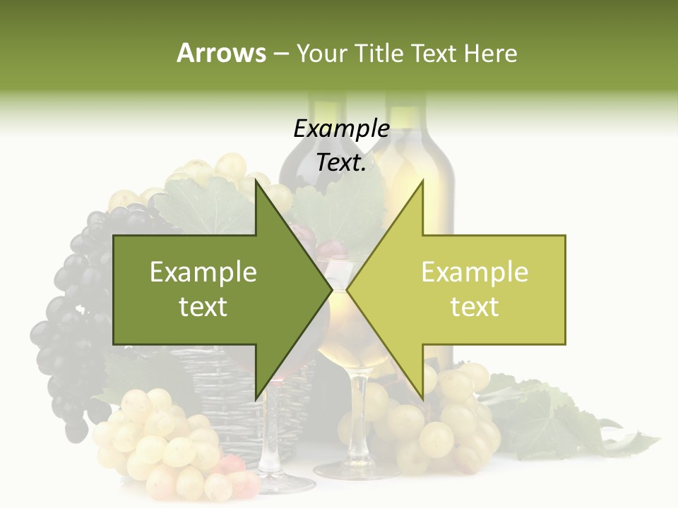 Harvest Close Bottles PowerPoint Template