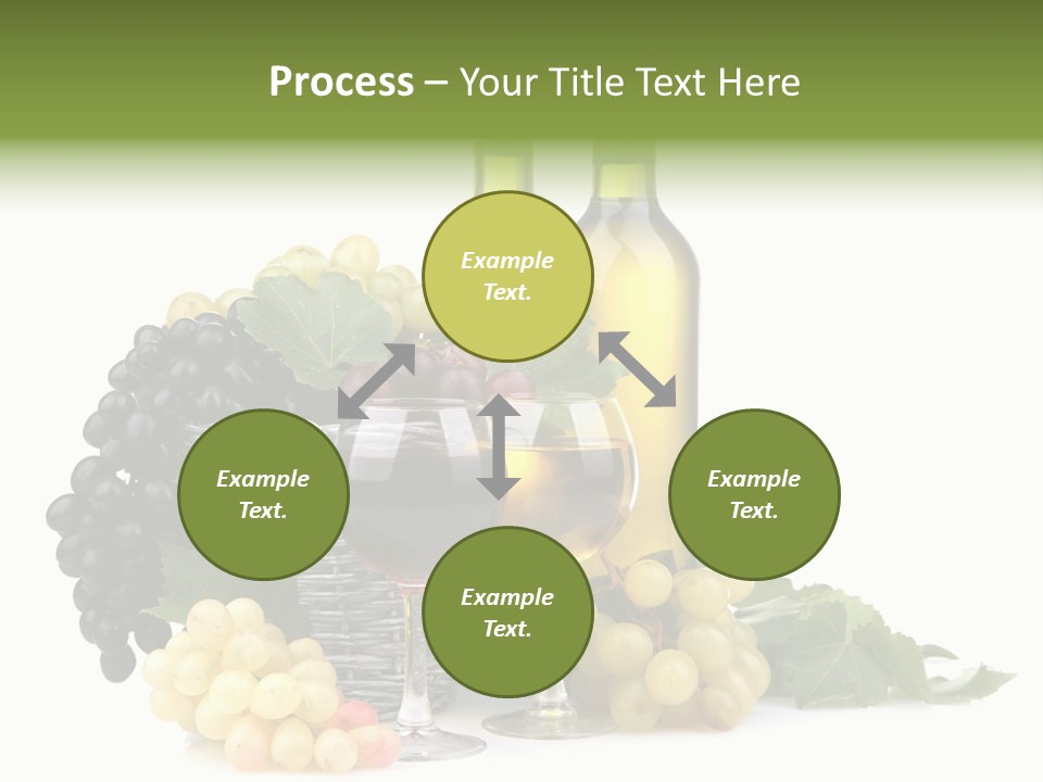 Harvest Close Bottles PowerPoint Template