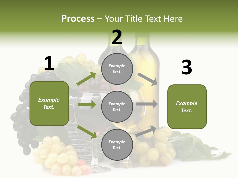 Harvest Close Bottles PowerPoint Template