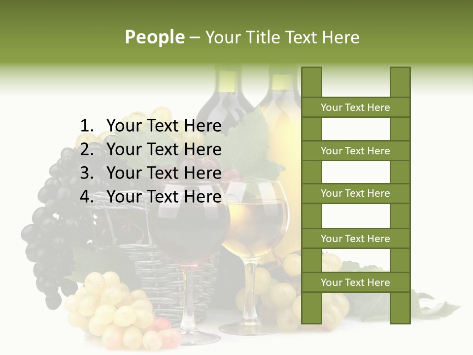 Harvest Close Bottles PowerPoint Template
