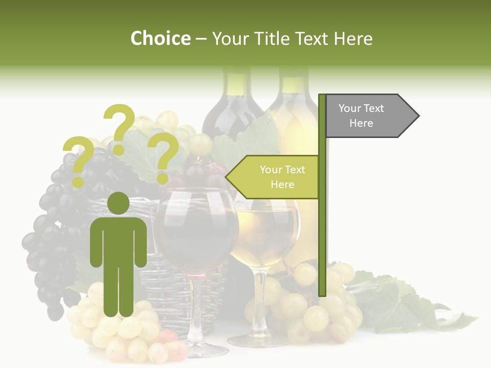 Harvest Close Bottles PowerPoint Template