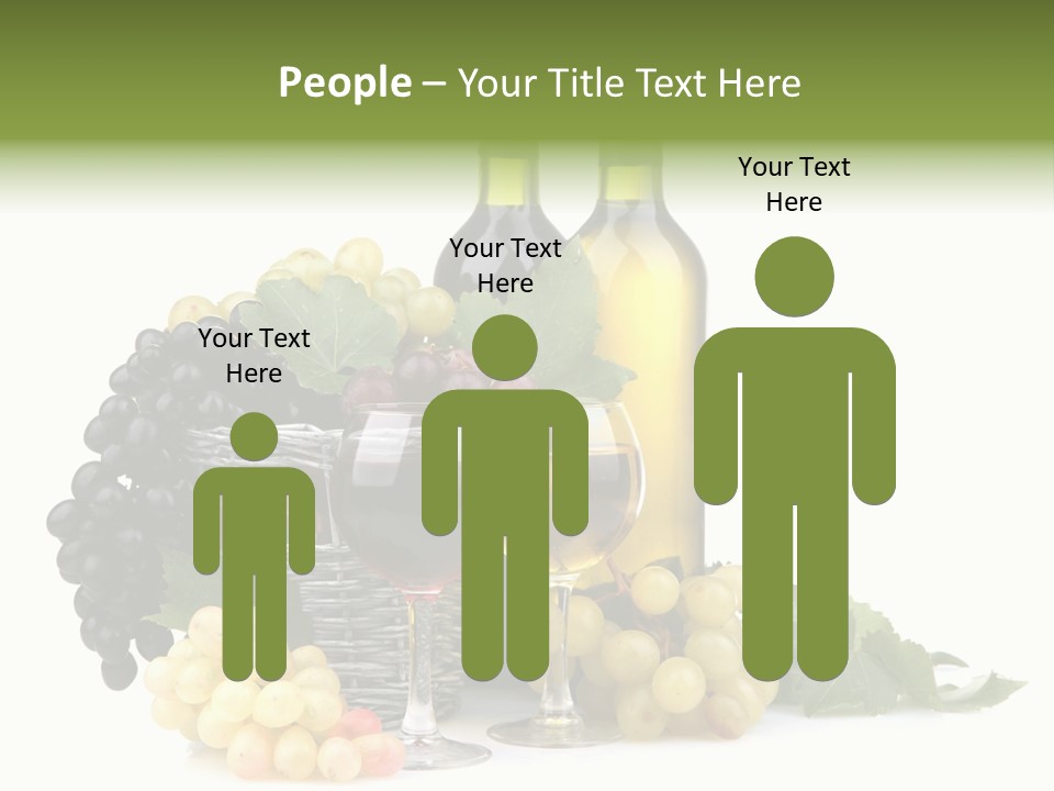 Harvest Close Bottles PowerPoint Template