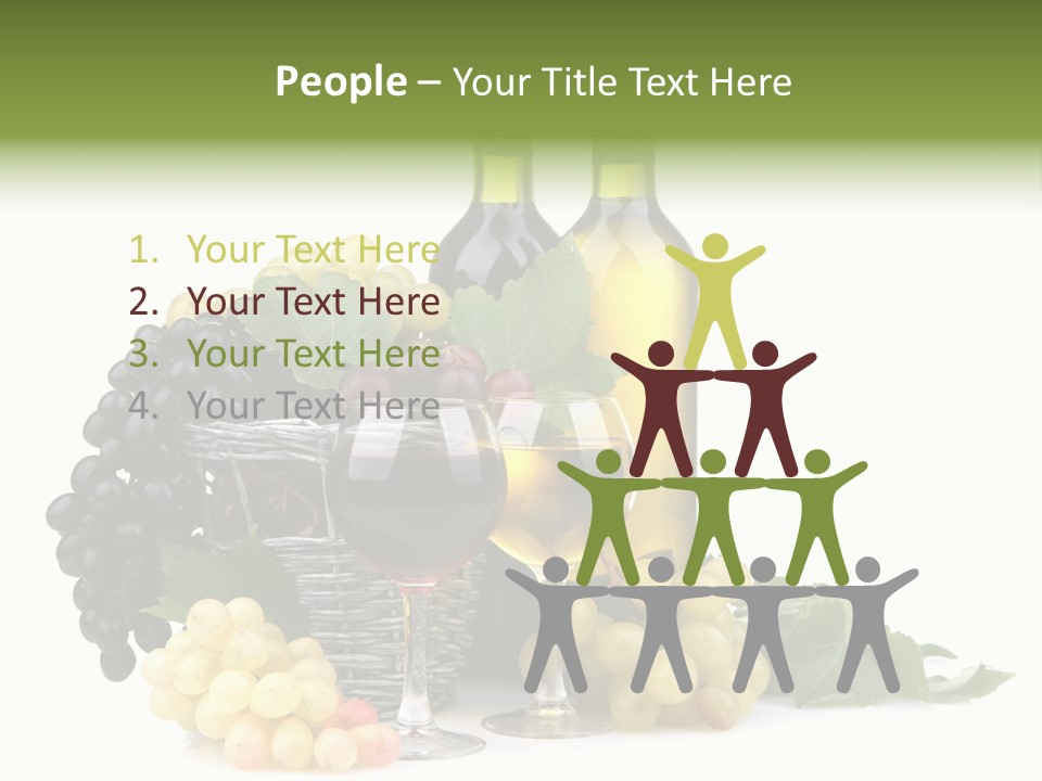 Harvest Close Bottles PowerPoint Template