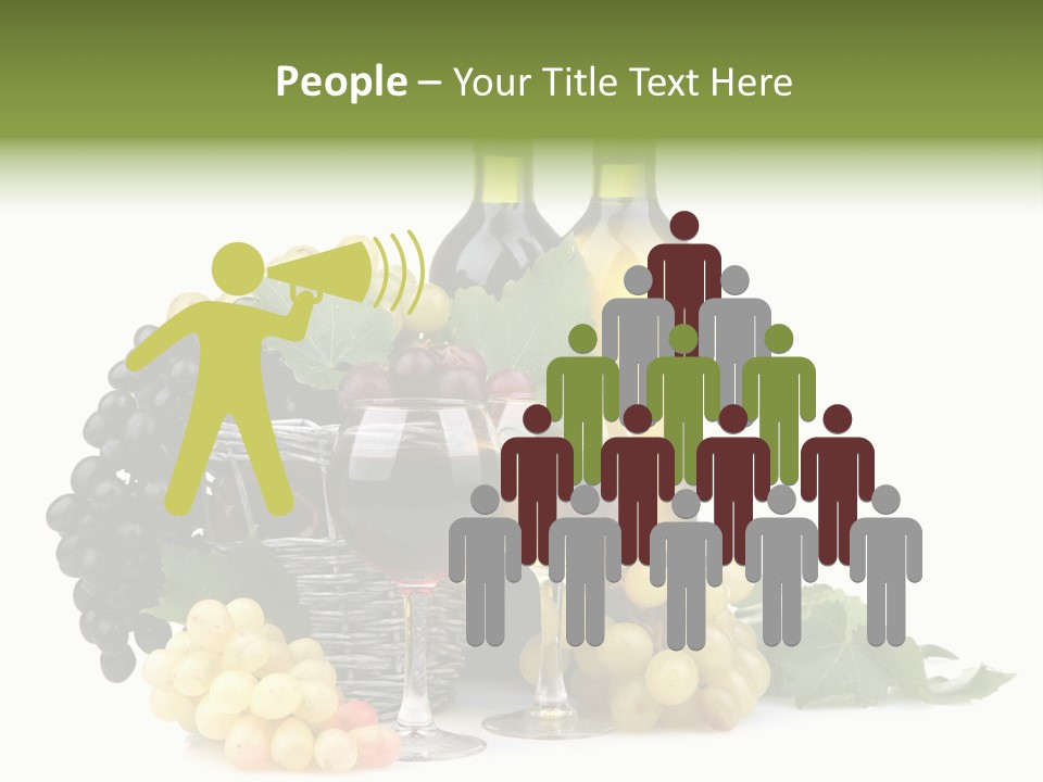 Harvest Close Bottles PowerPoint Template