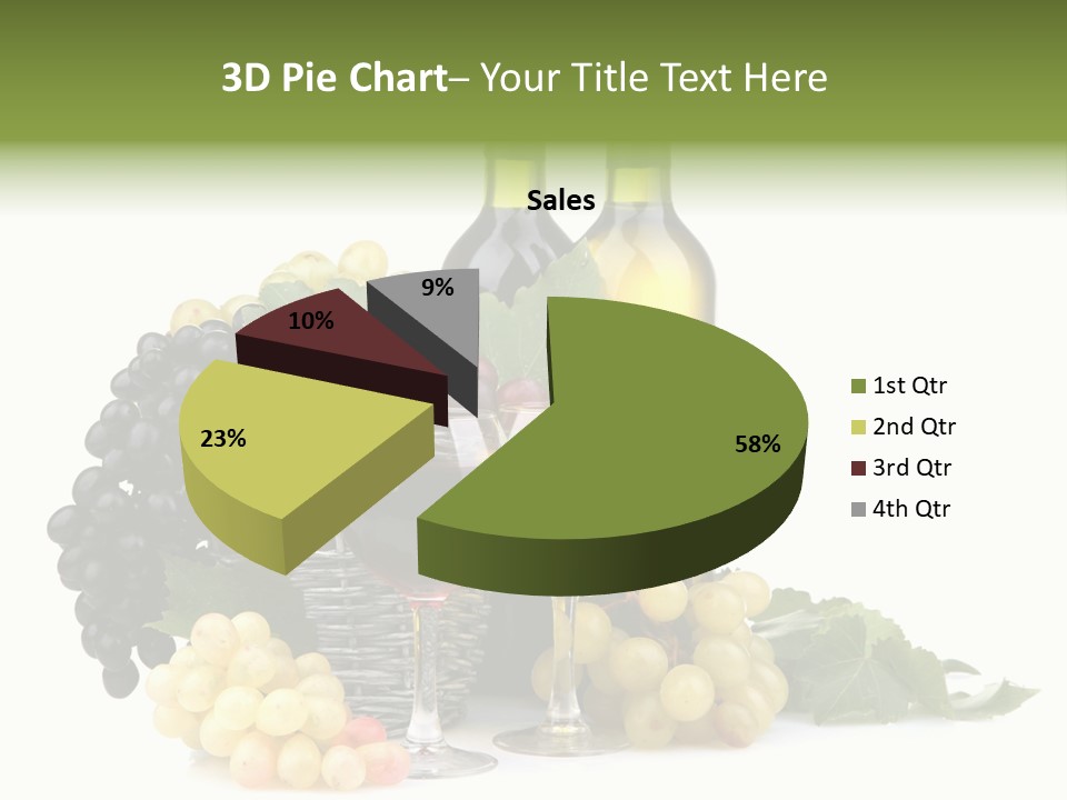 Harvest Close Bottles PowerPoint Template