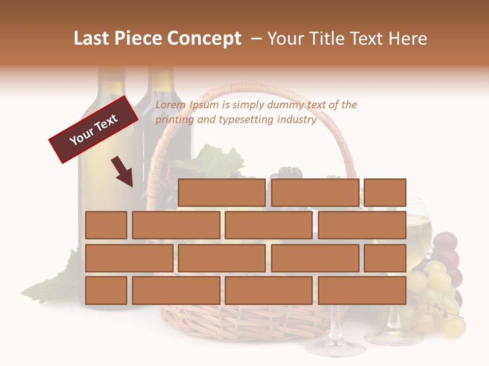 Vine Glasses Group PowerPoint Template