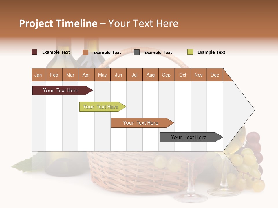 Vine Glasses Group PowerPoint Template