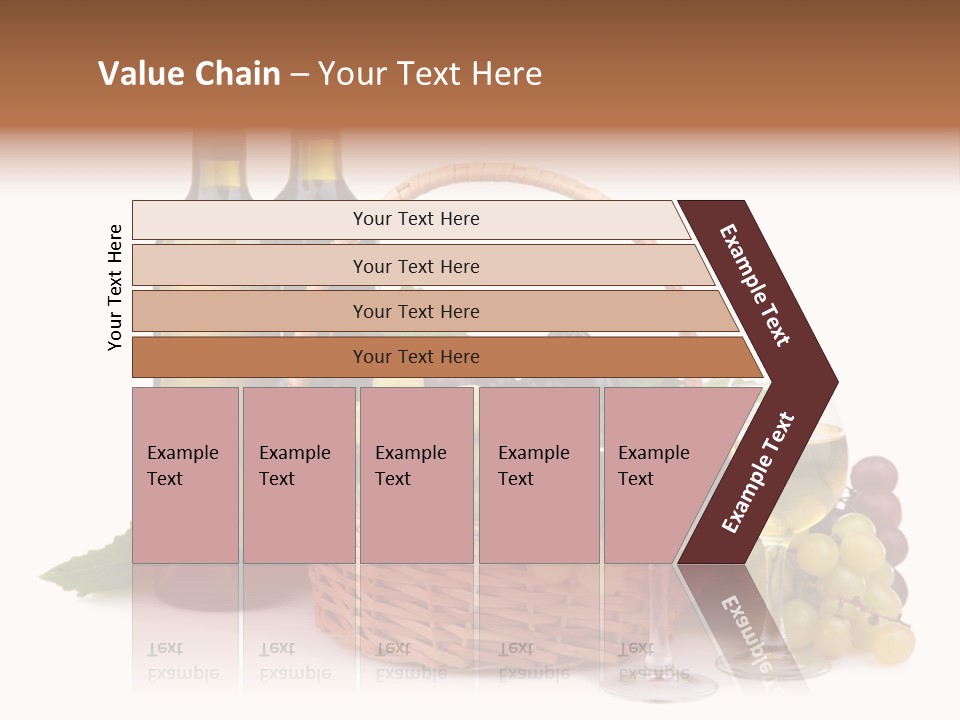 Vine Glasses Group PowerPoint Template
