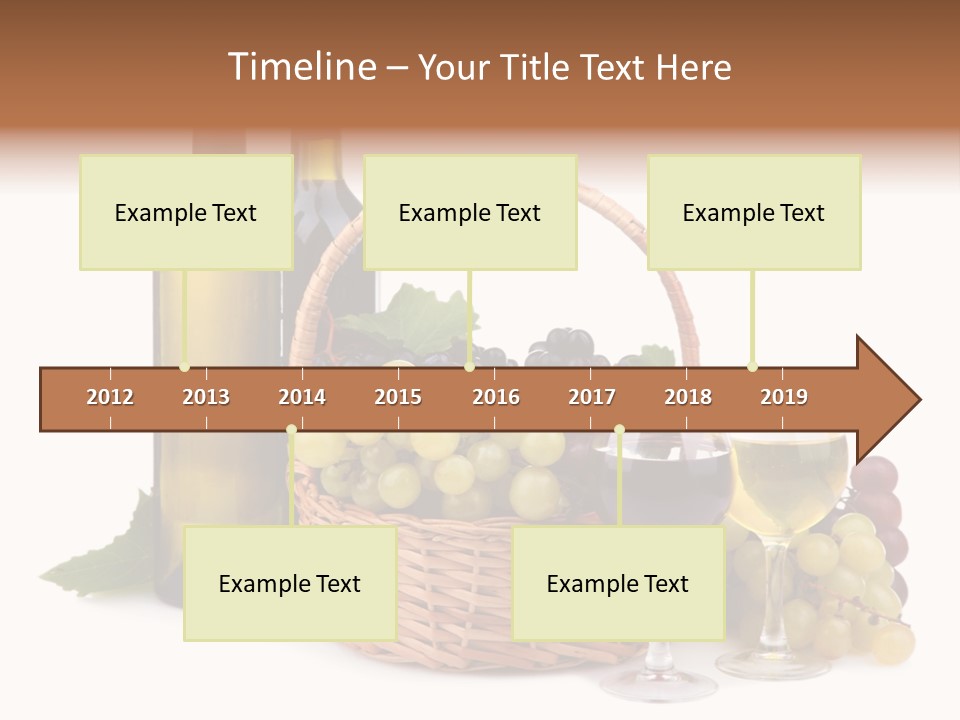 Vine Glasses Group PowerPoint Template