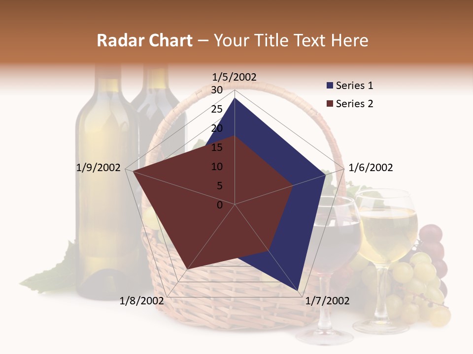 Vine Glasses Group PowerPoint Template