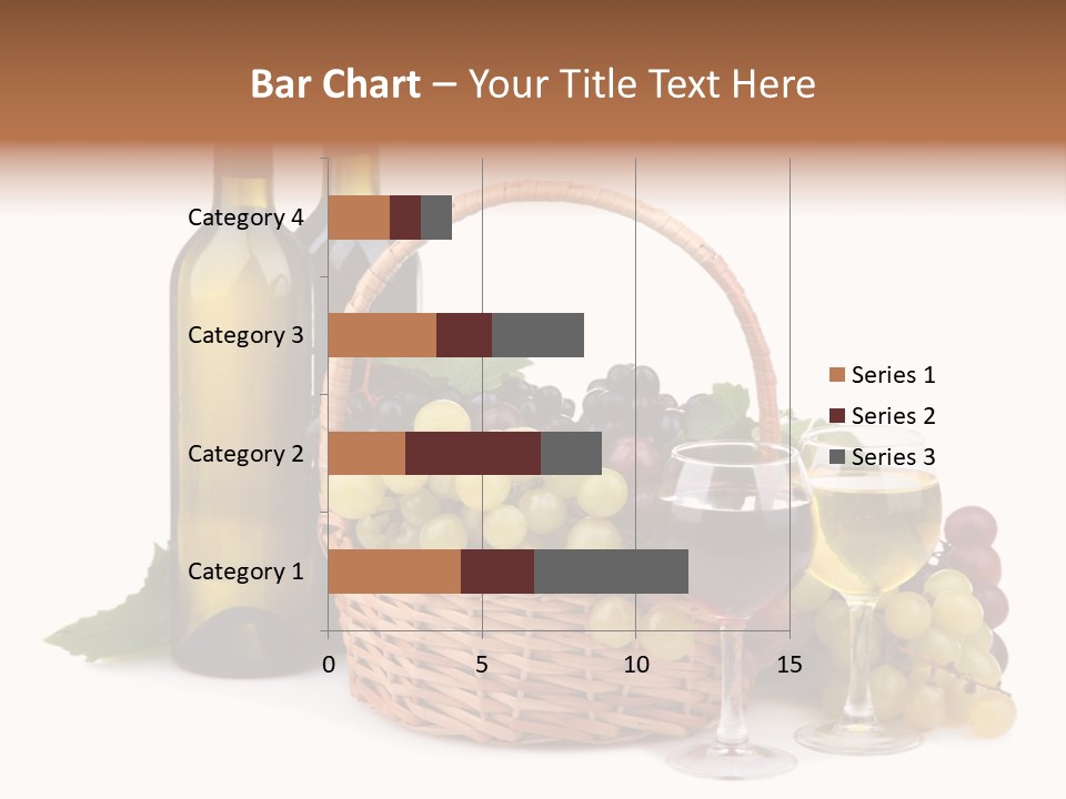 Vine Glasses Group PowerPoint Template