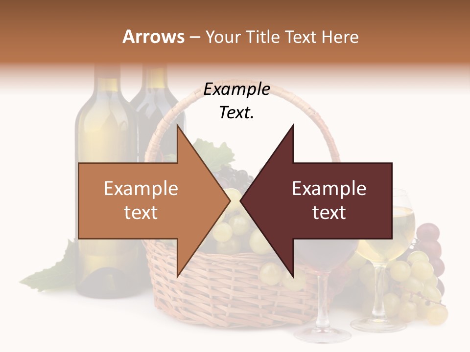 Vine Glasses Group PowerPoint Template