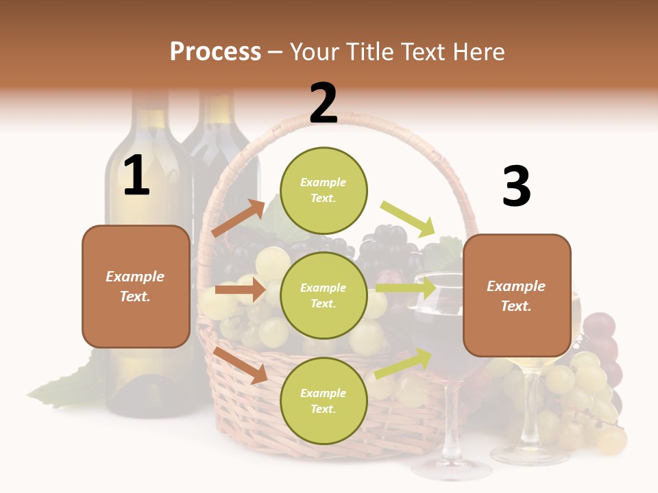 Vine Glasses Group PowerPoint Template