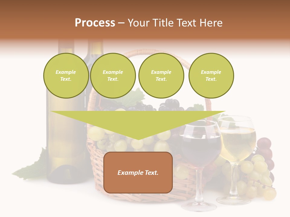 Vine Glasses Group PowerPoint Template