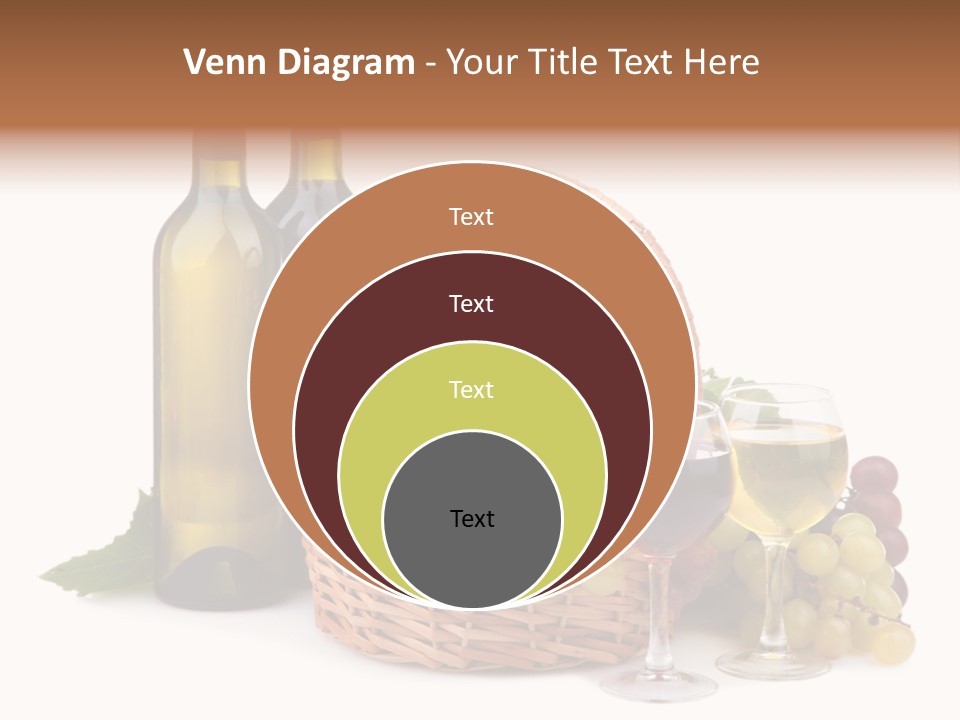 Vine Glasses Group PowerPoint Template