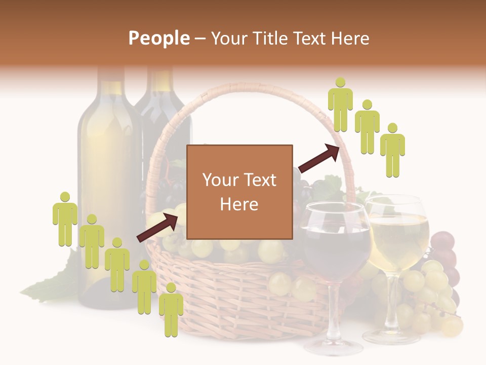 Vine Glasses Group PowerPoint Template