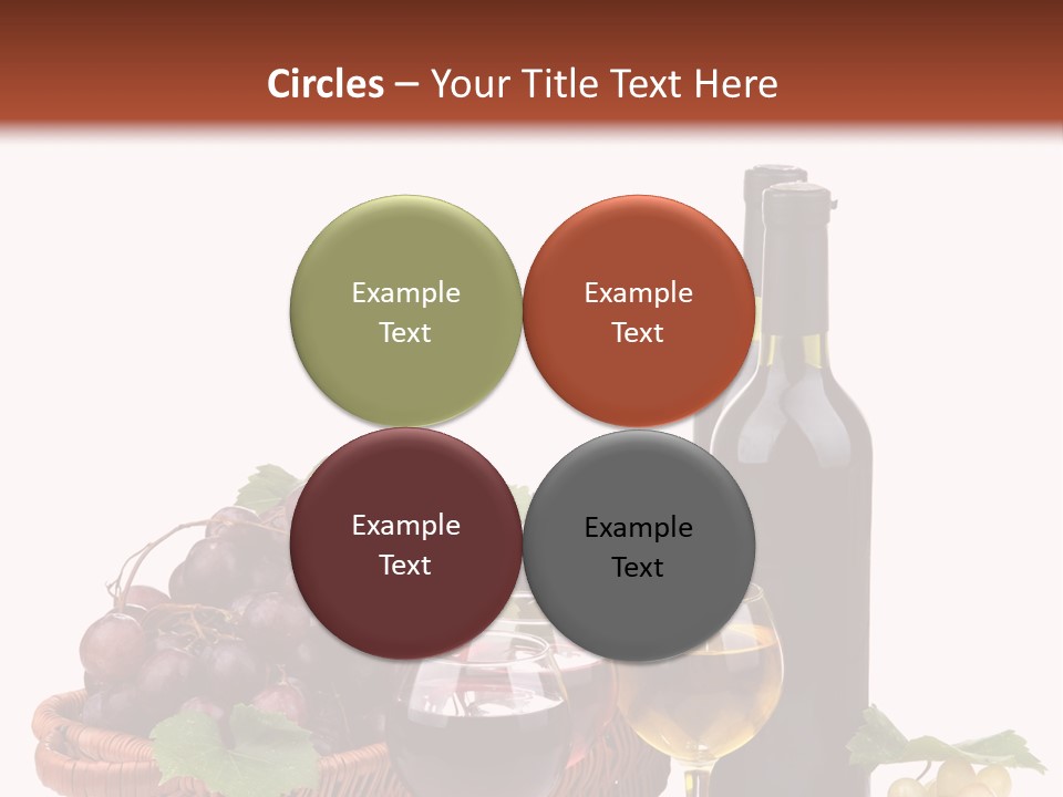 Rural Bottles Glass PowerPoint Template