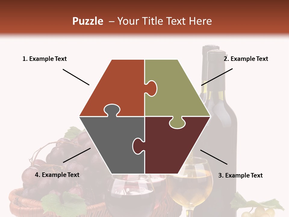 Rural Bottles Glass PowerPoint Template