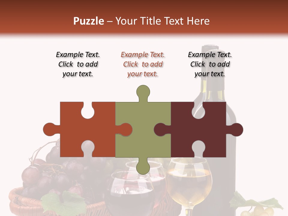 Rural Bottles Glass PowerPoint Template