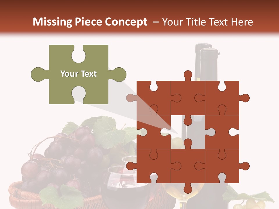 Rural Bottles Glass PowerPoint Template