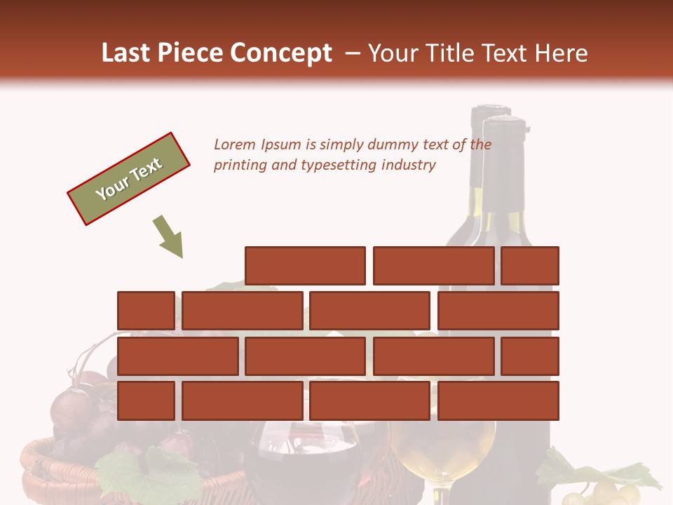 Rural Bottles Glass PowerPoint Template