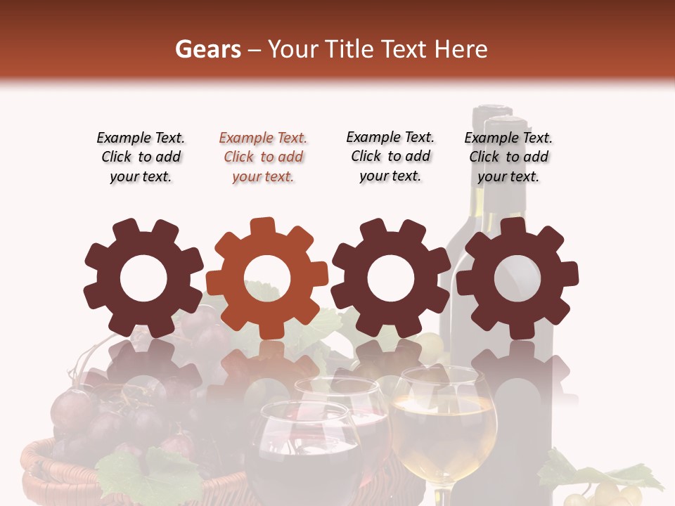 Rural Bottles Glass PowerPoint Template