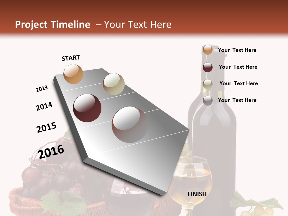 Rural Bottles Glass PowerPoint Template