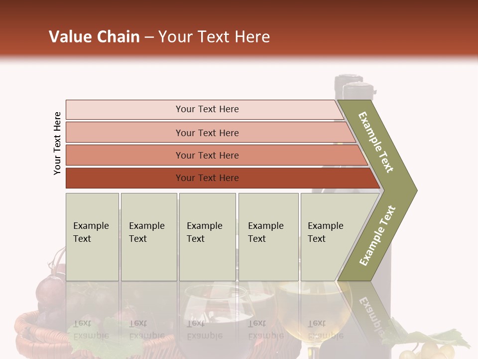 Rural Bottles Glass PowerPoint Template
