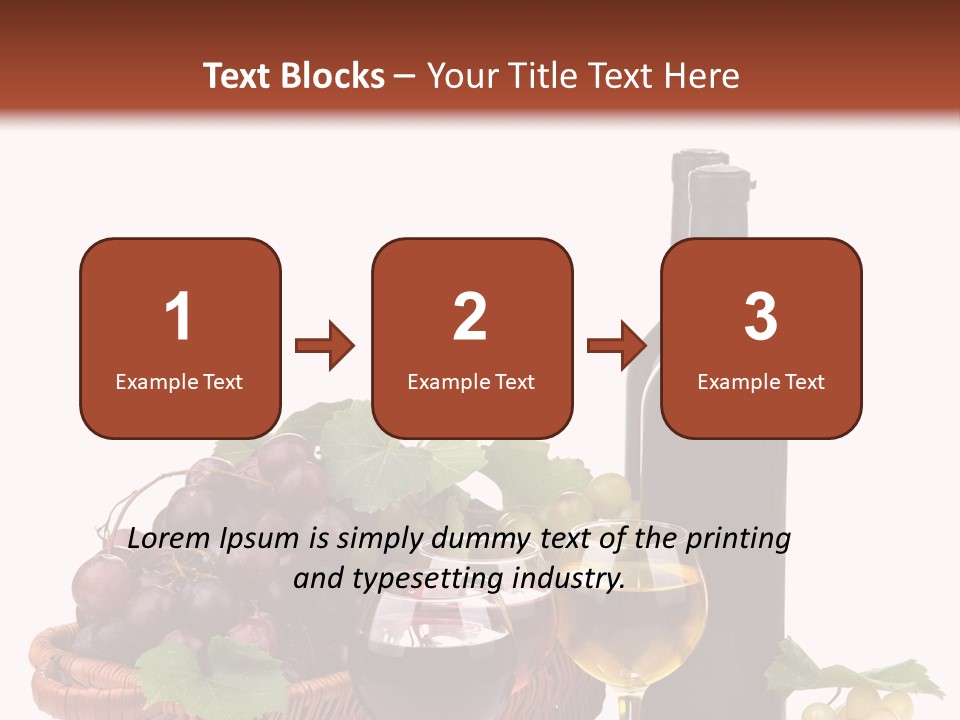 Rural Bottles Glass PowerPoint Template