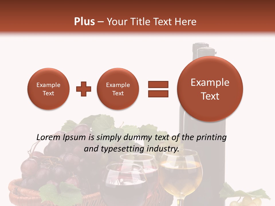 Rural Bottles Glass PowerPoint Template