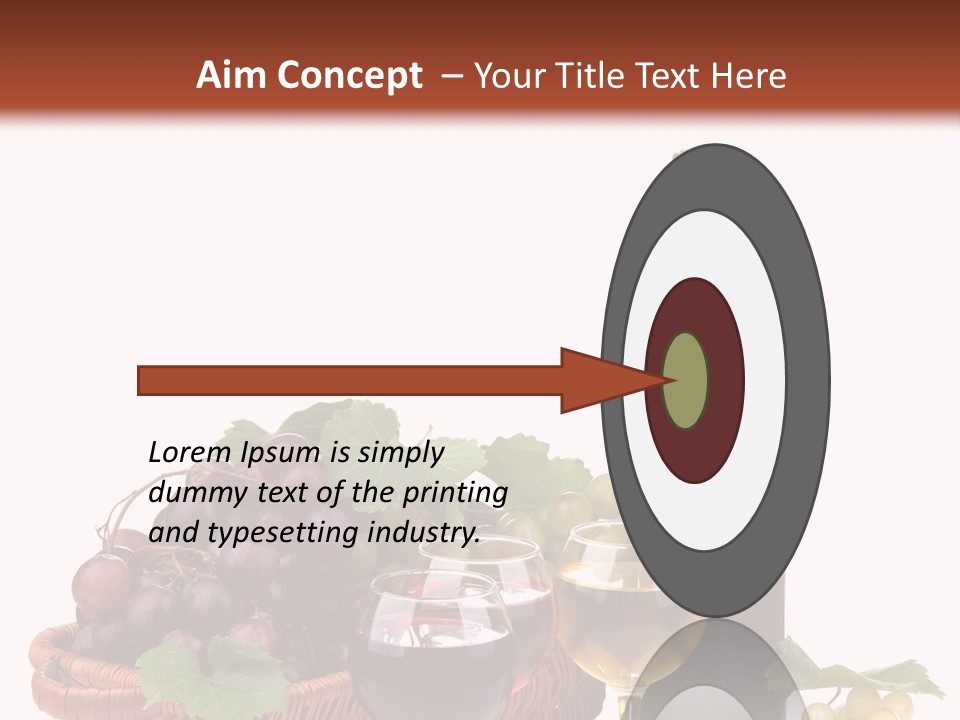 Rural Bottles Glass PowerPoint Template