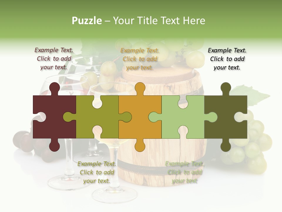 Winemaker Leaves Luxury PowerPoint Template